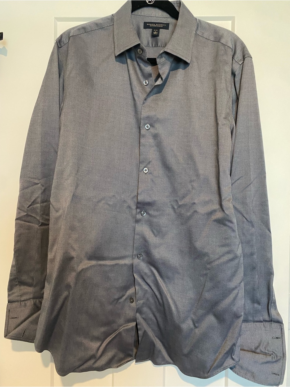 Banana Republic Men's Gray Dress Shirt